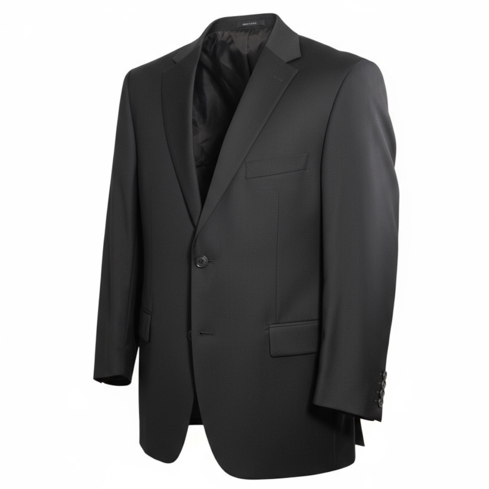 ๐โ BOSS Menโs Black Blazer 42R | Sleek, Clean-Cut Power Play